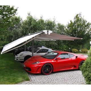 Store Banne sur mesure avec auvent et lambrequin enroulable 4