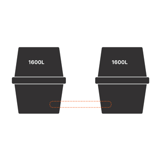 R&eacute;servoir 3200L pr&eacute;perc&eacute; HERCULE dimensions