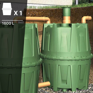 Kit complet 1 Cuve HERCULE pour alimenter votre jardin - 1600L