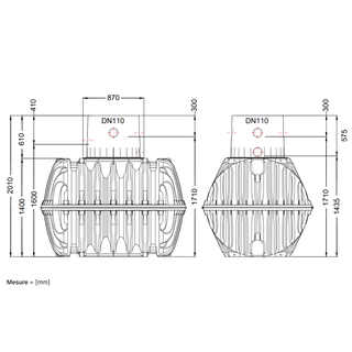 Dimensions Carat 2700L
