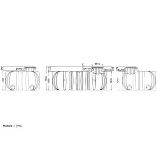 Kit cuve PLATINE ULTRA-PLATE 7500L GRAF dimensions