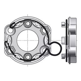 Support universel D50/60 avec anneau à boucle