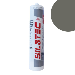 Mastic silicone neutre Spécial bâtiment - TS8 - Gris Quartz RAL 7039 - 300 ml