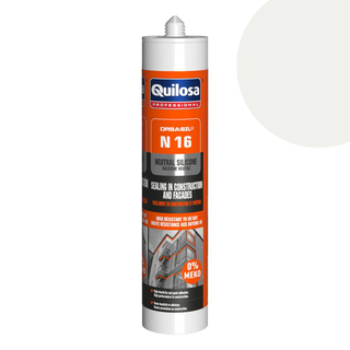 Silicone etanchéité menuiserie blanc 300 ml