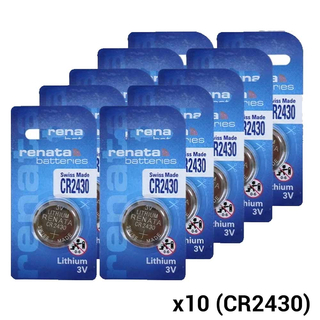 Lot de 10 piles lithium CR2430 - Bubendorff
