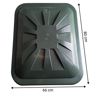 Couvercle vert pour r&eacute;servoir rectangulaire 300L GRAF - RECTO