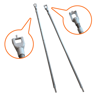 Haste telescópica para janelas de telhado DESIGNO e persianas ROTO, Longueurs du bâton télescopique réglable: Entre 1700 et 1900 mm