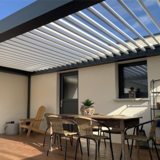Kit lames pergola bioclimatique à lames orientables made in france