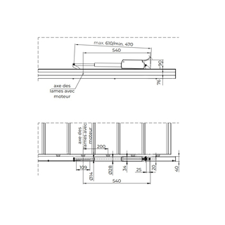 Kit lame orientable bioclimatique sur-mesure pour pergola ou façade