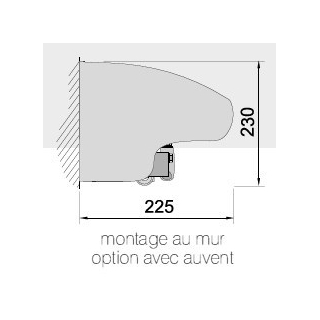 Store Banne sur mesure avec auvent et lambrequin enroulable 2