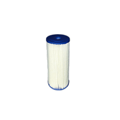 Pleated filter cartridge in 9" - 20µ
