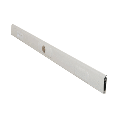 Intermediate blade with SPI lock - Bubendorff, Winding: interior n°1, Colour: 100 - BLANC - (RAL 9016), Curtain type : Double-skinned insulated ALU slat DP408