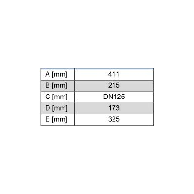 Bouche d'extraction hygroréglable ronde DN125 pour Cellier ou buanderie