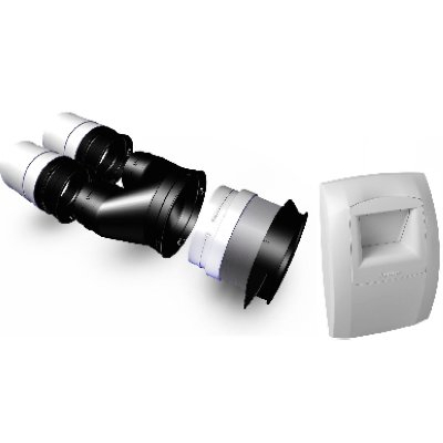 Bouche d'extraction hygror&eacute;glable pour la cuisine BAHIA C21-1