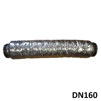 Silencieux DN160x1,5m sans laine de verre/minérale
