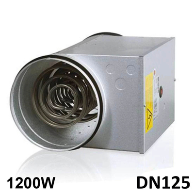 Batterie post-chauffage fluxostat intégré 1200W/DN125