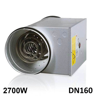 Batterie post-chauffage fluxostat intégré 2700W/DN160
