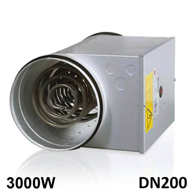 Batterie post-chauffage fluxostat int&eacute;gr&eacute; 3000W/DN200