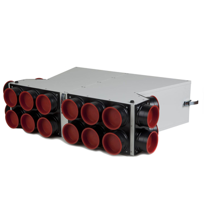 Caja de doble extracción e insuflación para VMC SKY 150/200 - Red 75 mm