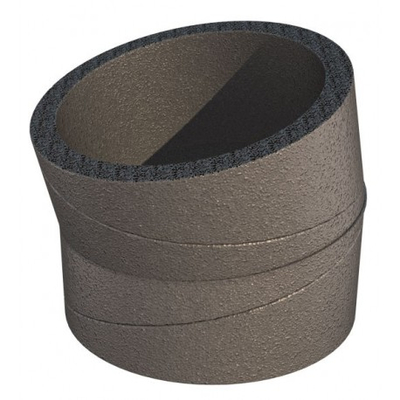 Coude &agrave; 15 degr&eacute; pour gaine EPE DN180