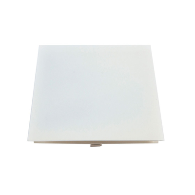 Griglia metallica bianca, quadrata - Insufflazione o aspirazione - DN125