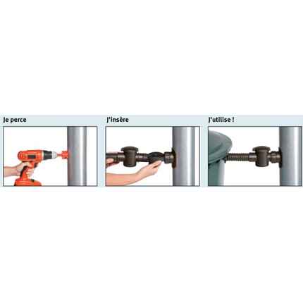Recuperatore Di Acqua Piovana Per Tubo Di Discesa 70 110mm Collettore Per Grondaia Con Tubo Da 50cm 98554001 - Foto 5