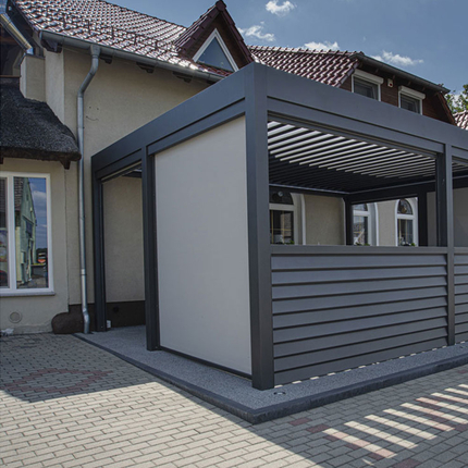 KJHGMNB 0.5mm Portico Anteriore Veranda Tende Rullo Trasparenti, Tapparella Avvolgibile in PVC