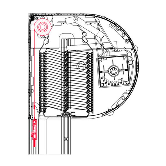 Coupe caisson BSO avec moustiquaire