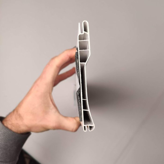 sous face pvc pour bloc Y - coupe