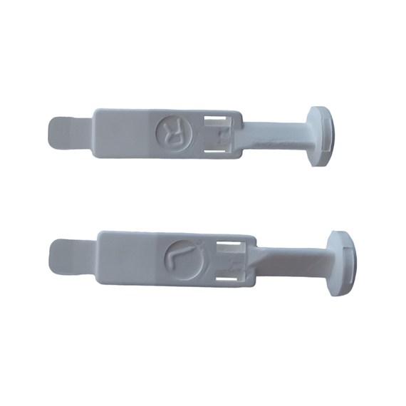 Embout plastique blanc de lame C de BSO (la paire)