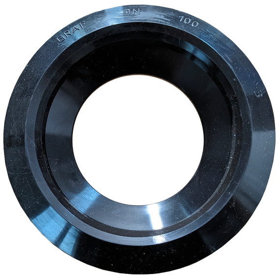 Joint à lèvre noir EPDM pour l'étanchéité entre les conduits DN32 et paroi de 4 à 8 mm-2