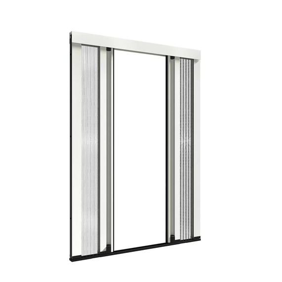Plisseret myggenet i aluminium til lille fodaftryk - 22 mm, 2 image