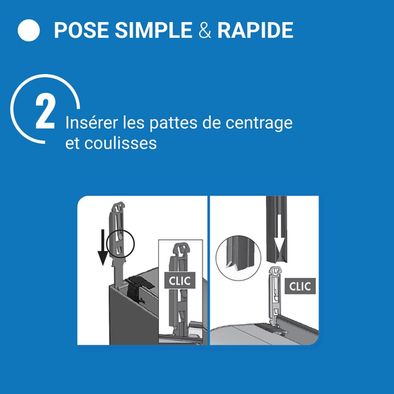 pose simple et rapide : étape 2