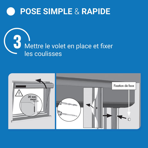 pose simple et rapide : étape 3
