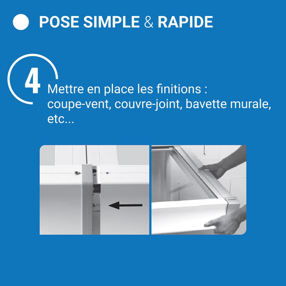 Pose simple et rapide : étape 4
