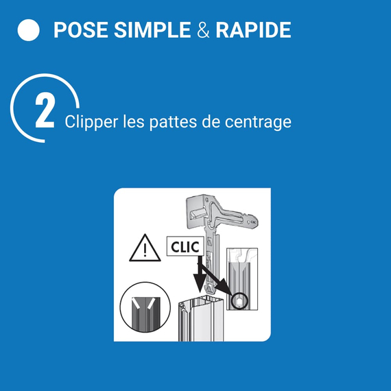 Pose simple et rapide : étape 2