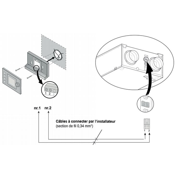 AIR CONTROL weekschakelkast voor dubbelstroom CMV Brink Climate Systems, 3 image
