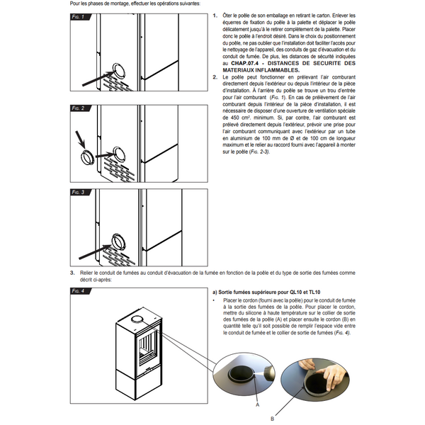 Log wood stove TL10 7.5KW - JOLLYMEC, 3 image