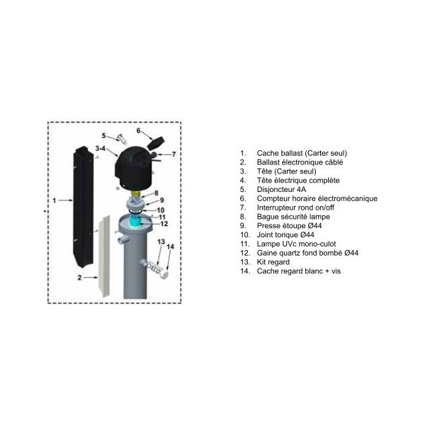 Drátový elektronický předřadník - MOBIL'EAU 55, 2 image