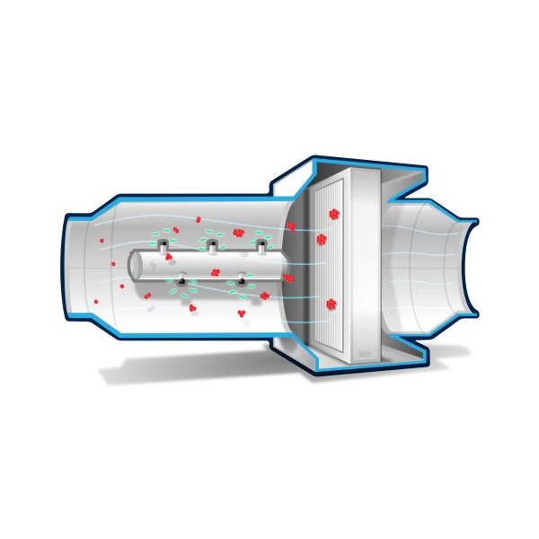 Čistička vzduchu Pure Induct k instalaci na dvouprůtokovou ventilaci - BRINK Climate Systems, 2 image