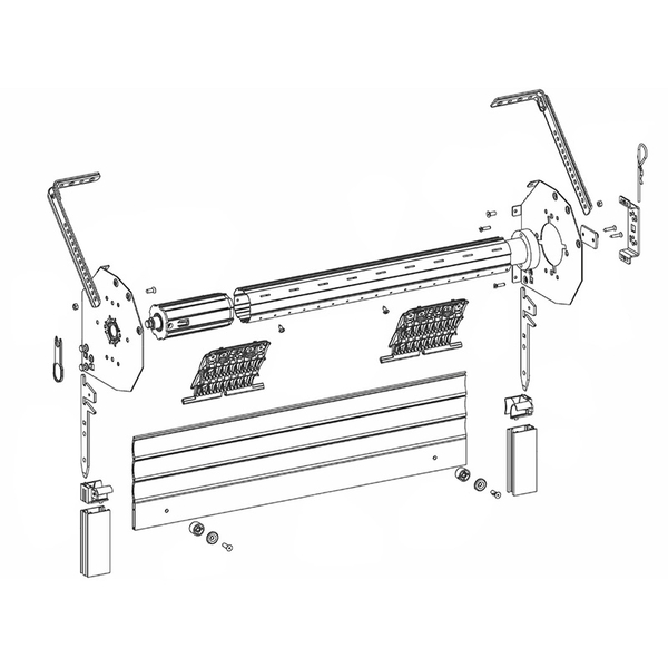 dessin technique du volet roulant