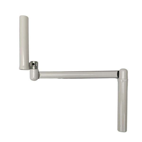 Manivelle blanche tringle 12mm volet roulant