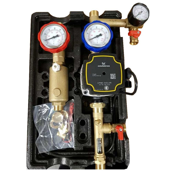 Station de transfert bi-voies pour chauffe eau solaire sous pression-2