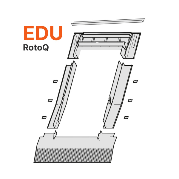 Raccord EDU pour tuiles canal avec ou sans bloc isolant
