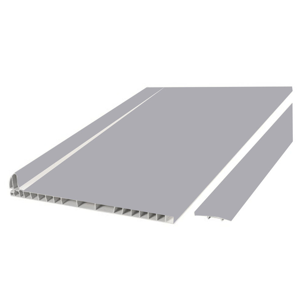 Sous-face PVC 185 pour TITAN B,C,D,E plaxée - Bubendorff - Aluminium clair