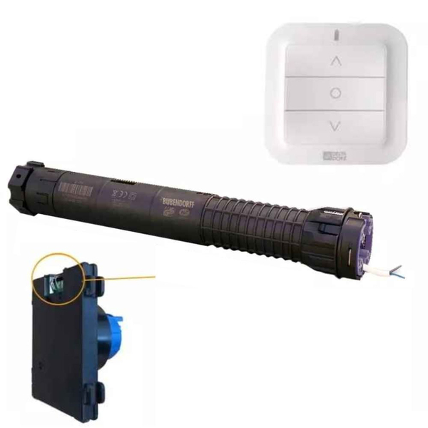 Moteur radio R X3D - 33 Nm + Sachet Adaptateur ID 2.0 - Domotique Delta Dore