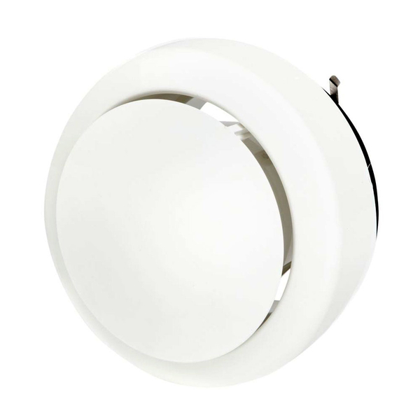 Justerbar ventilationsåbning, rund, plastik - Insufflation - DN125
