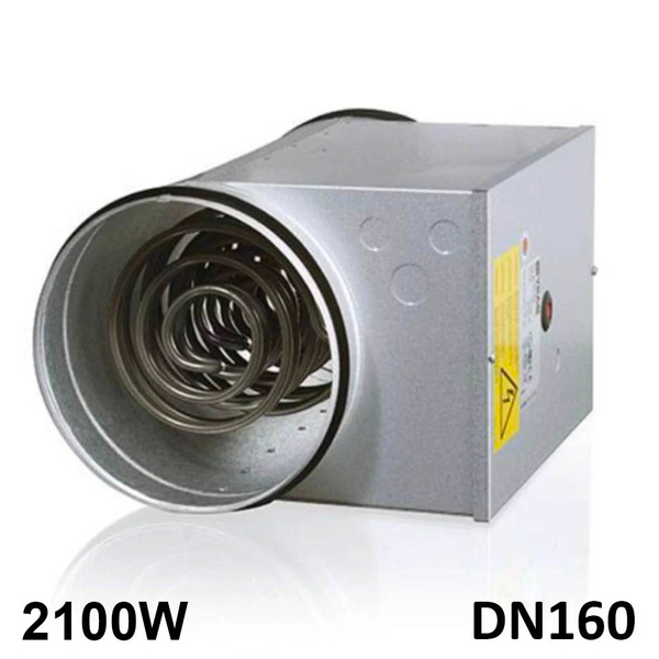 Batterie post-chauffage fluxostat intégré 2100W/DN160