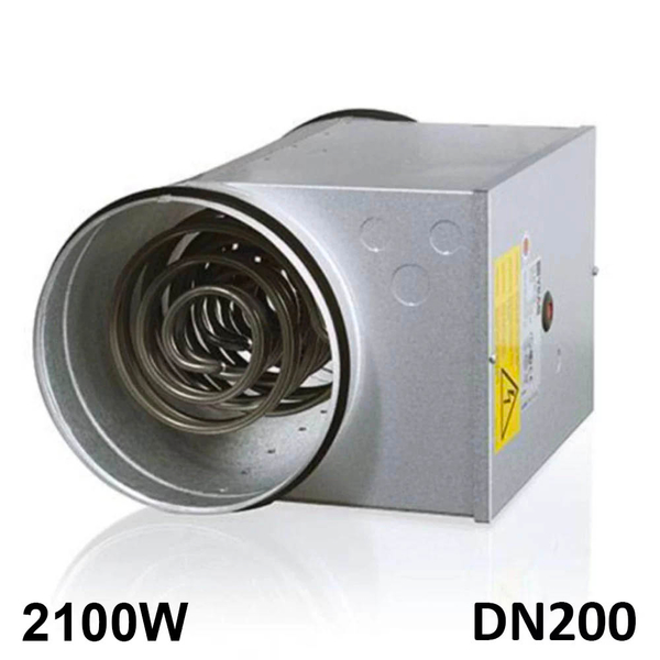 Batterie post-chauffage fluxostat intégré 2100W/DN200