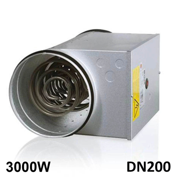 Batterie post-chauffage fluxostat intégré 3000W/DN200